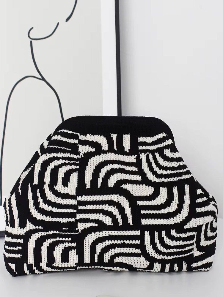 Knitt Crochet Clutch